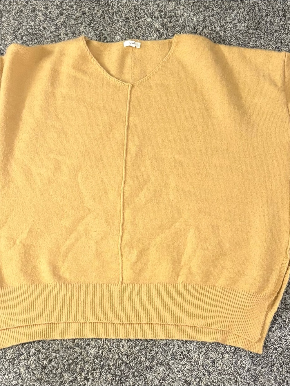 Easel Women's Yellow Crewneck Sweater